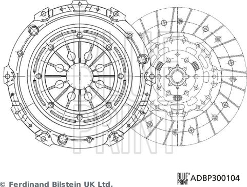 Blue Print ADBP300104 - Sajūga komplekts autodraugiem.lv