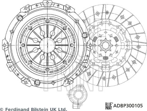 Blue Print ADBP300105 - Sajūga komplekts autodraugiem.lv