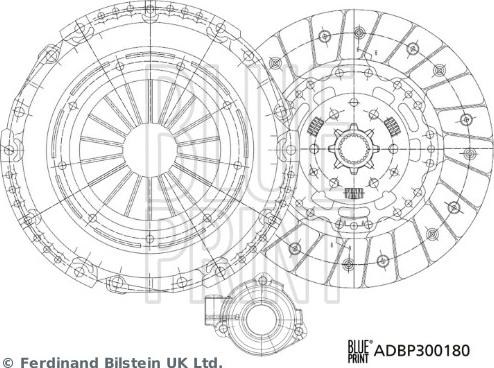 Blue Print ADBP300180 - Sajūga komplekts autodraugiem.lv