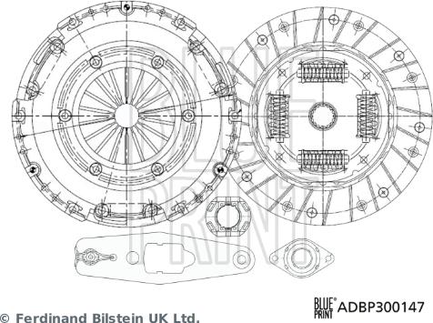 Blue Print ADBP300174 - Sajūga komplekts autodraugiem.lv