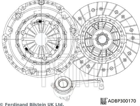 Blue Print ADBP300170 - Sajūga komplekts autodraugiem.lv