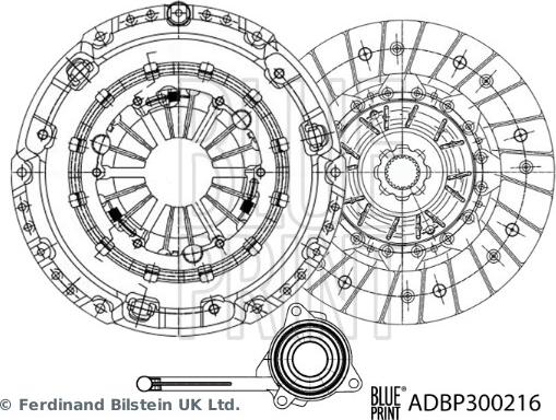 Blue Print ADBP300216 - Sajūga komplekts autodraugiem.lv