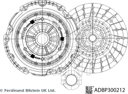 Blue Print ADBP300212 - Sajūga komplekts autodraugiem.lv