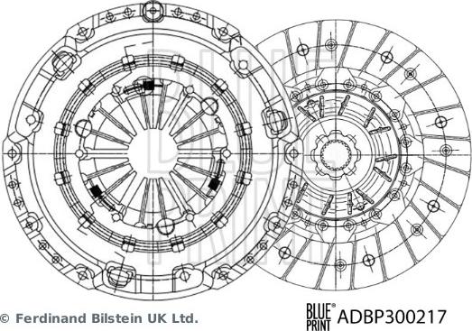 Blue Print ADBP300217 - Sajūga komplekts autodraugiem.lv