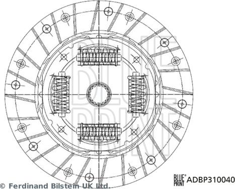 Blue Print ADBP310040 - Sajūga disks autodraugiem.lv