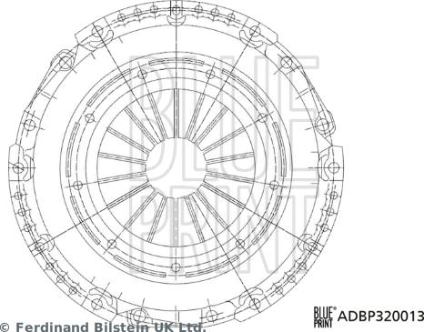 Blue Print ADBP320013 - Sajūga piespiedējdisks autodraugiem.lv