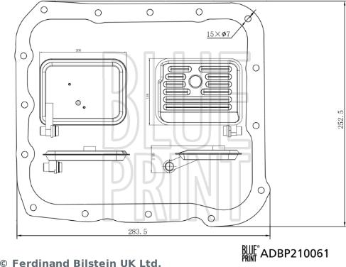 Blue Print ADBP210061 - Hidrofiltrs, Automātiskā pārnesumkārba autodraugiem.lv
