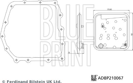 Blue Print ADBP210067 - Hidrofiltrs, Automātiskā pārnesumkārba autodraugiem.lv