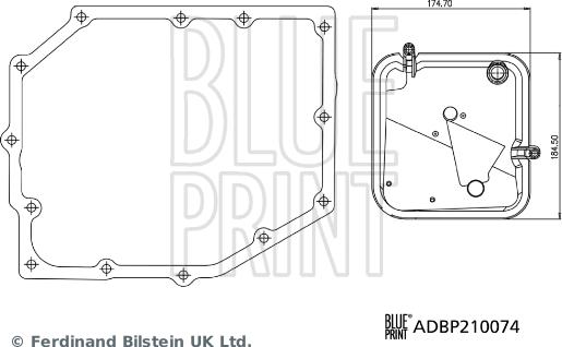 Blue Print ADBP210074 - Hidrofiltrs, Automātiskā pārnesumkārba autodraugiem.lv