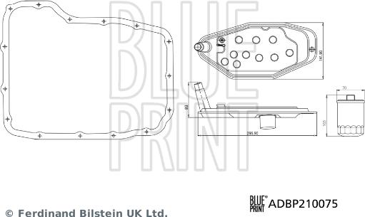 Blue Print ADBP210075 - Hidrofiltrs, Automātiskā pārnesumkārba autodraugiem.lv