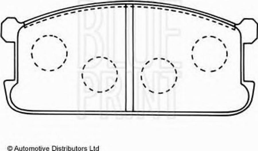 Blue Print ADC44204 - Bremžu uzliku kompl., Disku bremzes autodraugiem.lv