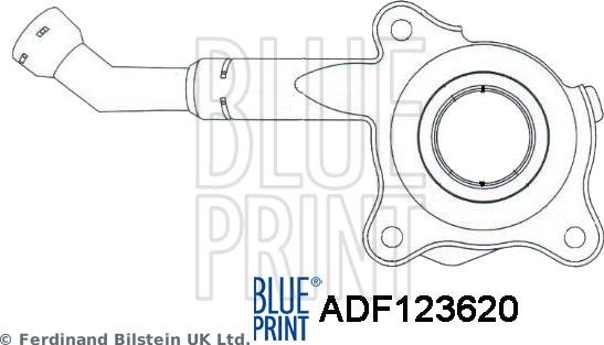 Blue Print ADF123620 - Centrālais izslēdzējmehānisms, Sajūgs autodraugiem.lv