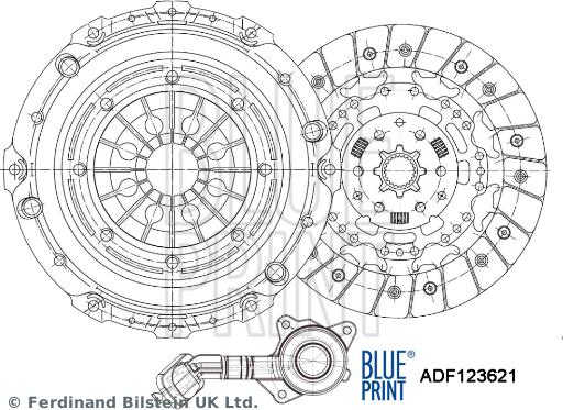 Blue Print ADF123621 - Sajūga komplekts autodraugiem.lv