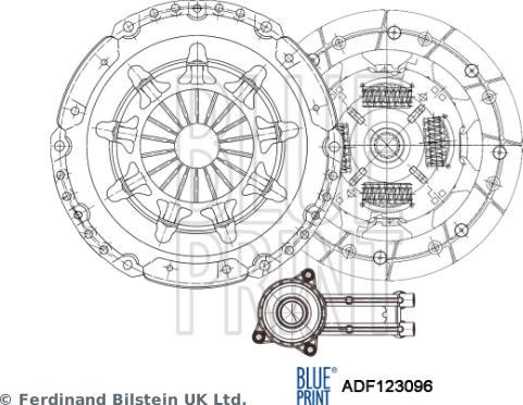 Blue Print ADF123096 - Sajūga komplekts autodraugiem.lv