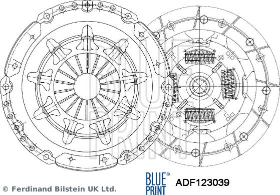 Blue Print ADF123039 - Sajūga komplekts autodraugiem.lv