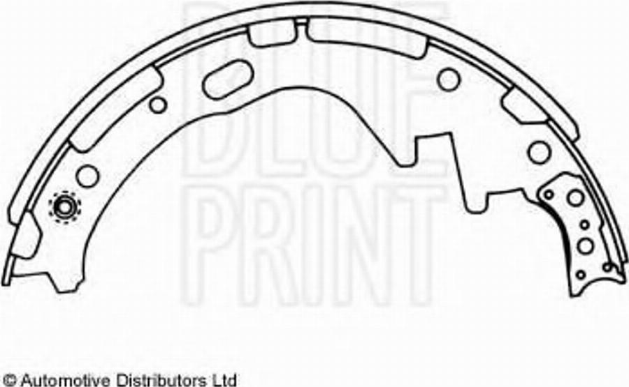 Blue Print ADN14126 - Bremžu loku komplekts autodraugiem.lv