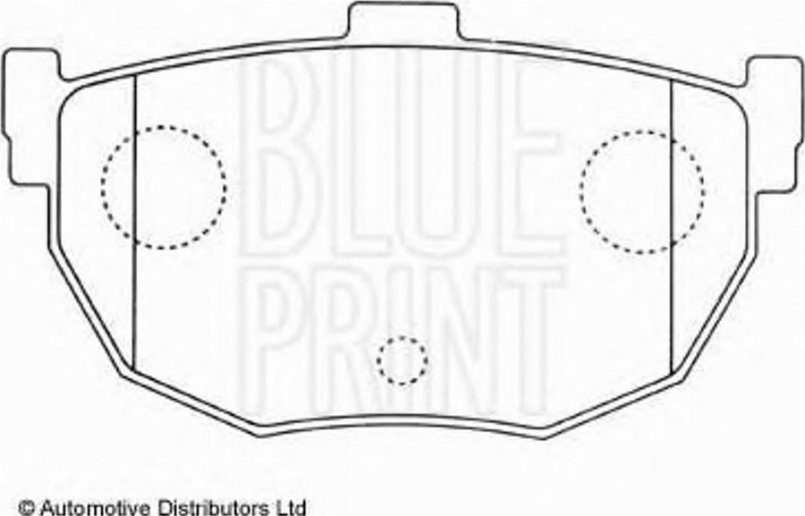 Blue Print ADN14258 - Bremžu uzliku kompl., Disku bremzes autodraugiem.lv