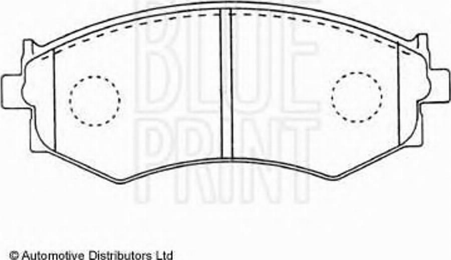 Blue Print ADN14229 - Bremžu uzliku kompl., Disku bremzes autodraugiem.lv