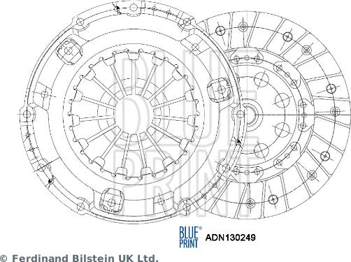 Blue Print ADN130249 - Sajūga komplekts autodraugiem.lv