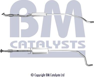 BM Catalysts BM50462 - Izplūdes caurule autodraugiem.lv