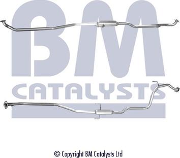 BM Catalysts BM50572 - Izplūdes caurule autodraugiem.lv