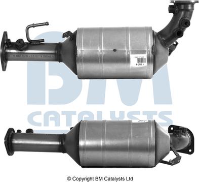 BM Catalysts BM11074 - Nosēdumu / Daļiņu filtrs, Izplūdes gāzu sistēma autodraugiem.lv