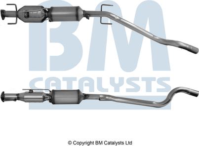BM Catalysts BM11076HP - Nosēdumu / Daļiņu filtrs, Izplūdes gāzu sistēma autodraugiem.lv