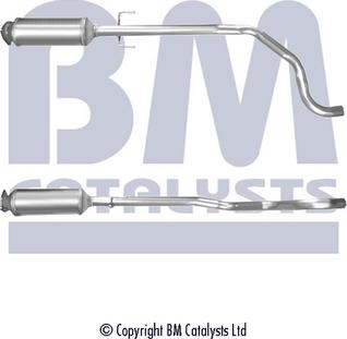 BM Catalysts BM11169 - Nosēdumu / Daļiņu filtrs, Izplūdes gāzu sistēma autodraugiem.lv