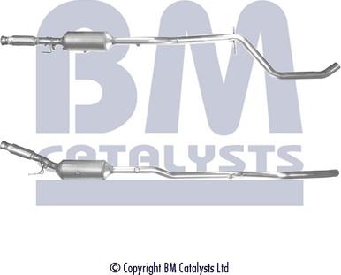 BM Catalysts BM11117H - Nosēdumu / Daļiņu filtrs, Izplūdes gāzu sistēma autodraugiem.lv