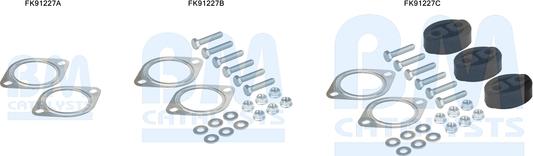 BM Catalysts FK91227 - Montāžas komplekts, Katalizators autodraugiem.lv