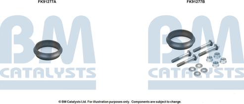 BM Catalysts FK91277 - Montāžas komplekts, Katalizators autodraugiem.lv