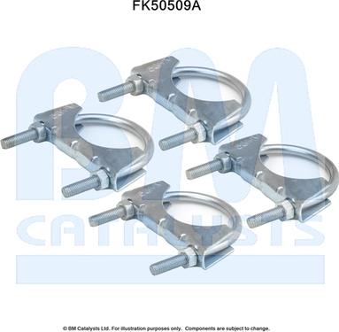 BM Catalysts FK50509 - Montāžas komplekts, Izplūdes caurule autodraugiem.lv