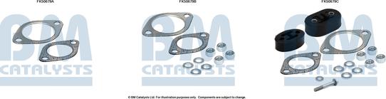 BM Catalysts FK50679 - Montāžas komplekts, Izplūdes caurule autodraugiem.lv