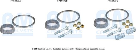 BM Catalysts FK50173 - Montāžas komplekts, Izplūdes caurule autodraugiem.lv