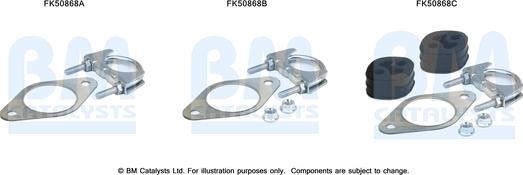 BM Catalysts FK50868 - Montāžas komplekts, Izplūdes caurule autodraugiem.lv