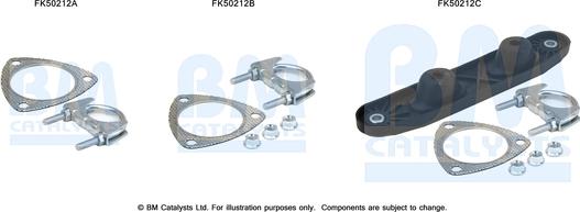 BM Catalysts FK50212 - Montāžas komplekts, Izplūdes caurule autodraugiem.lv