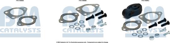 BM Catalysts FK11694 - Montāžas komplekts, Sodrēju / Daļiņu filtrs autodraugiem.lv