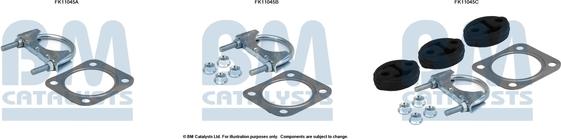 BM Catalysts FK11045 - Montāžas komplekts, Sodrēju / Daļiņu filtrs autodraugiem.lv