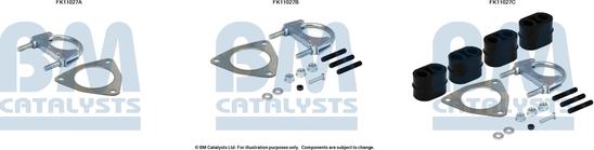 BM Catalysts FK11027 - Montāžas komplekts, Sodrēju / Daļiņu filtrs autodraugiem.lv