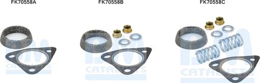 BM Catalysts FK70558 - Montāžas komplekts, Izplūdes caurule autodraugiem.lv