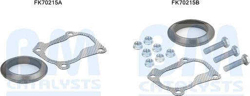 BM Catalysts FK70215 - Montāžas komplekts, Izplūdes caurule autodraugiem.lv