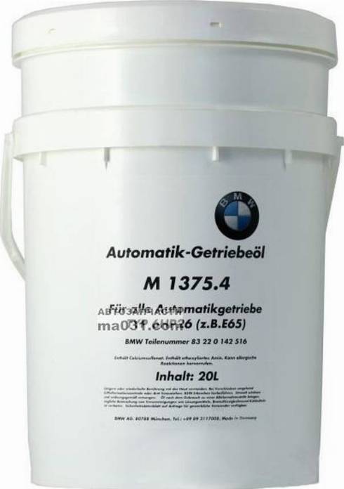 BMW 83 22 0 142 516 - Automātiskās pārnesumkārbas eļļa autodraugiem.lv