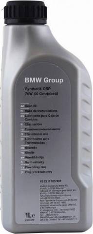 BMW 83 22 2 365 987 - Manuālās pārnesumkārbas eļļa autodraugiem.lv