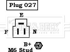 Borg & Beck BBA2774 - Ģenerators autodraugiem.lv
