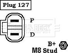 Borg & Beck BBA2190 - Ģenerators autodraugiem.lv