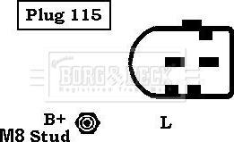 Borg & Beck BBA2729 - Ģenerators autodraugiem.lv
