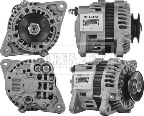 Borg & Beck BBA2123 - Ģenerators autodraugiem.lv