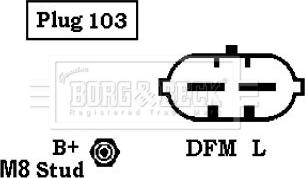 Borg & Beck BBA2561 - Ģenerators autodraugiem.lv
