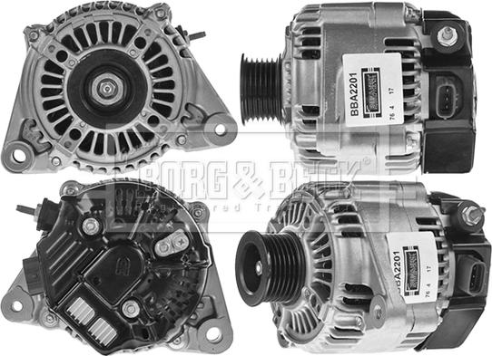Borg & Beck BBA2201 - Ģenerators autodraugiem.lv