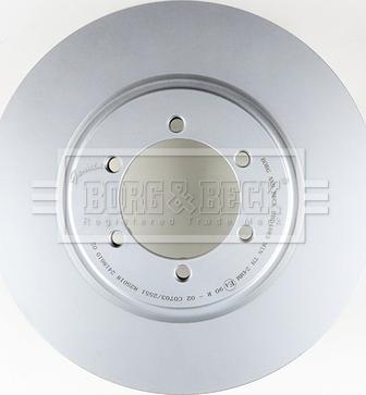 Borg & Beck BBD4583 - Bremžu diski autodraugiem.lv